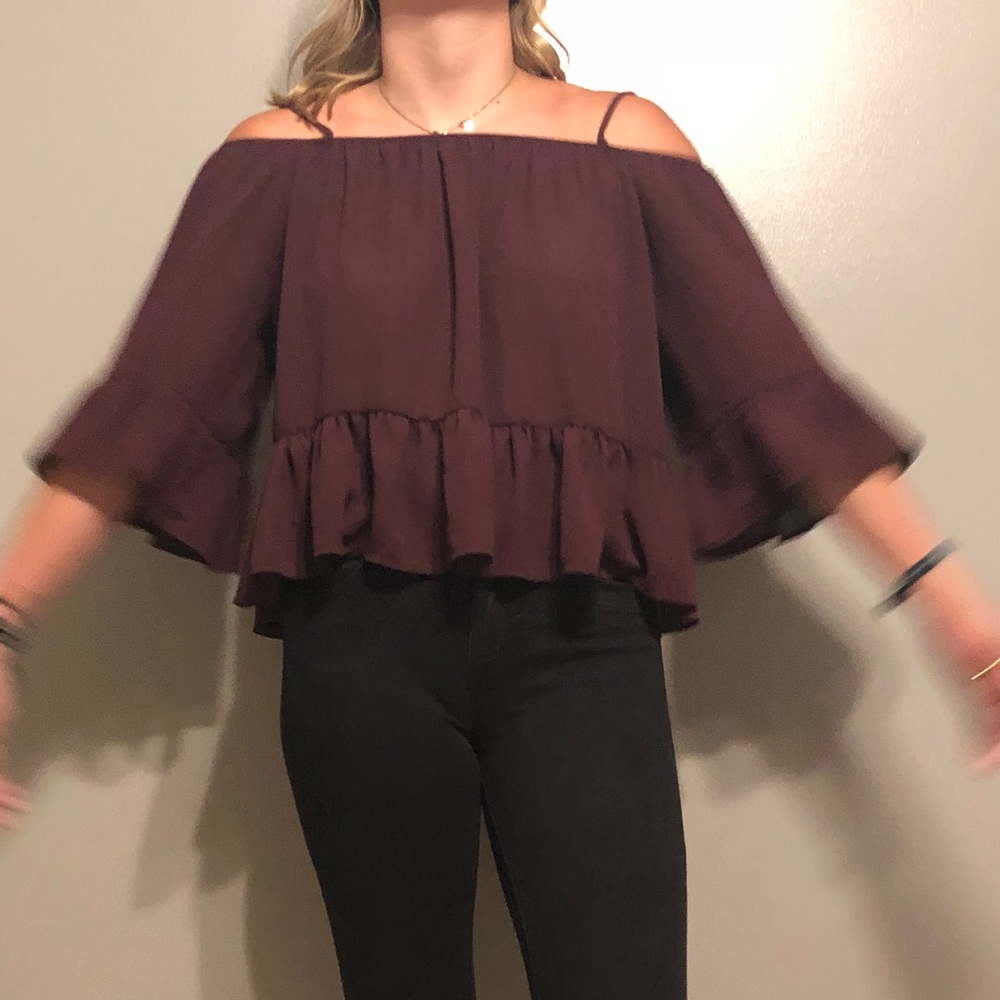 Bell sleeved shirt